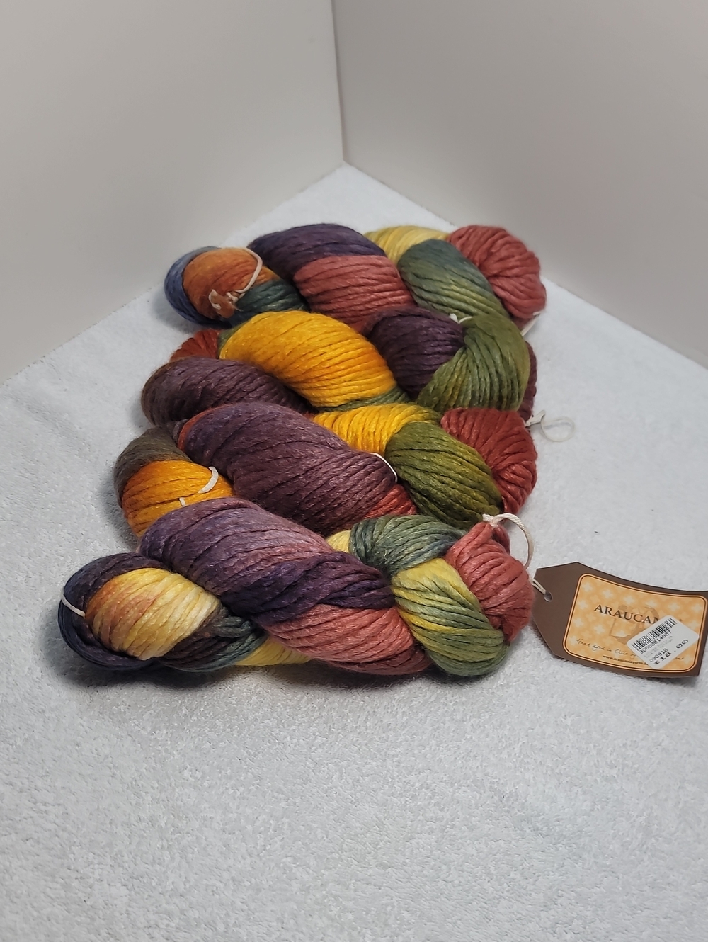 Coliumo Multy Multicolor Wool/Silk Yarn - Autumn Blend 4 Skeins - NWT